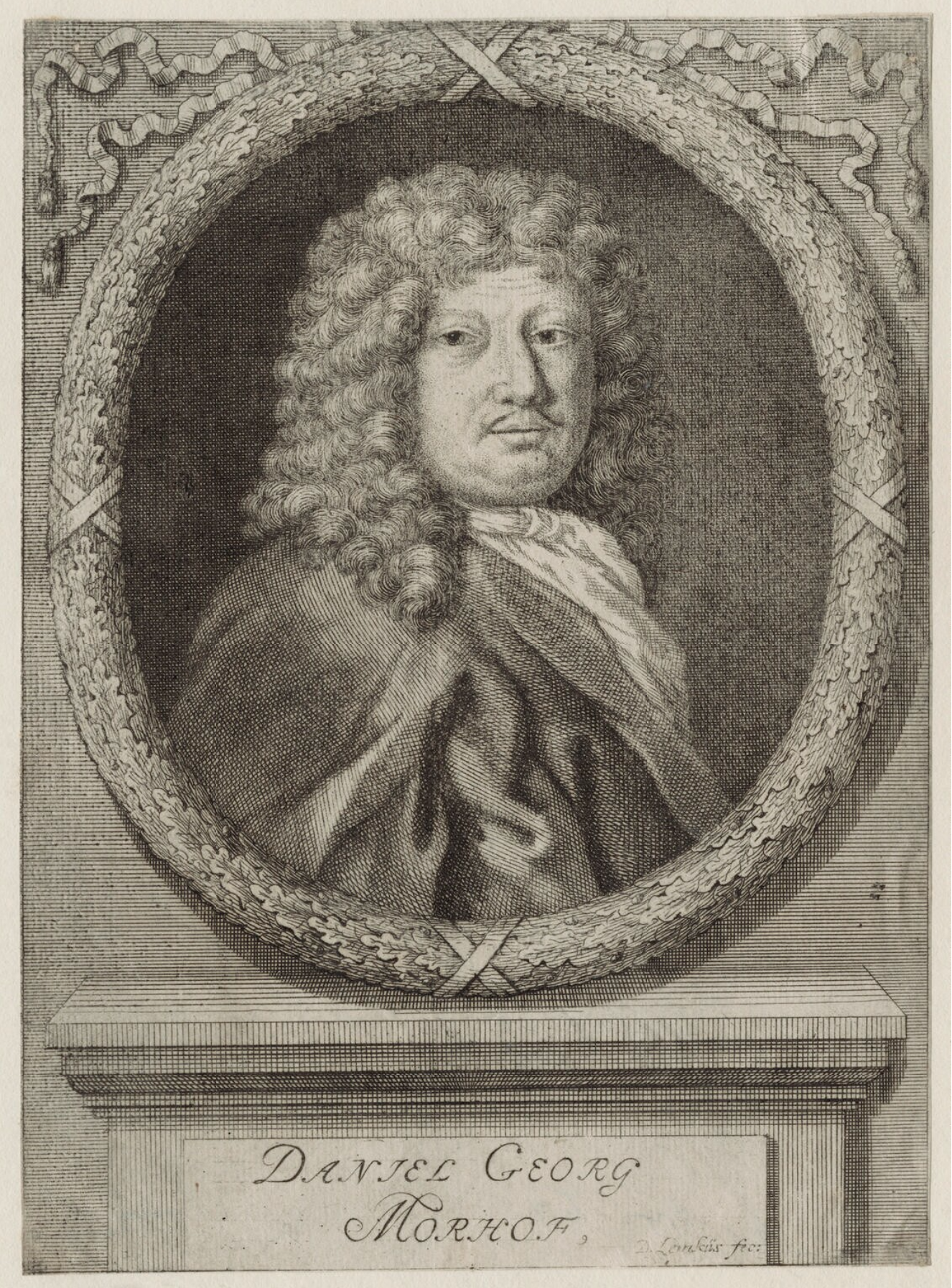 Fig 1: Daniel Georg Morhof (1631-1691). Hamburg, Christian Fritzsch, 1731.